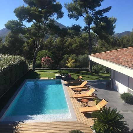 Chambre Luxe Dans Villa De Standing Avec Piscine, Acces Discret Et Independant, Terrasse Arboree Et Parking Prive Ла-Валетт-дю-Вар Екстер'єр фото