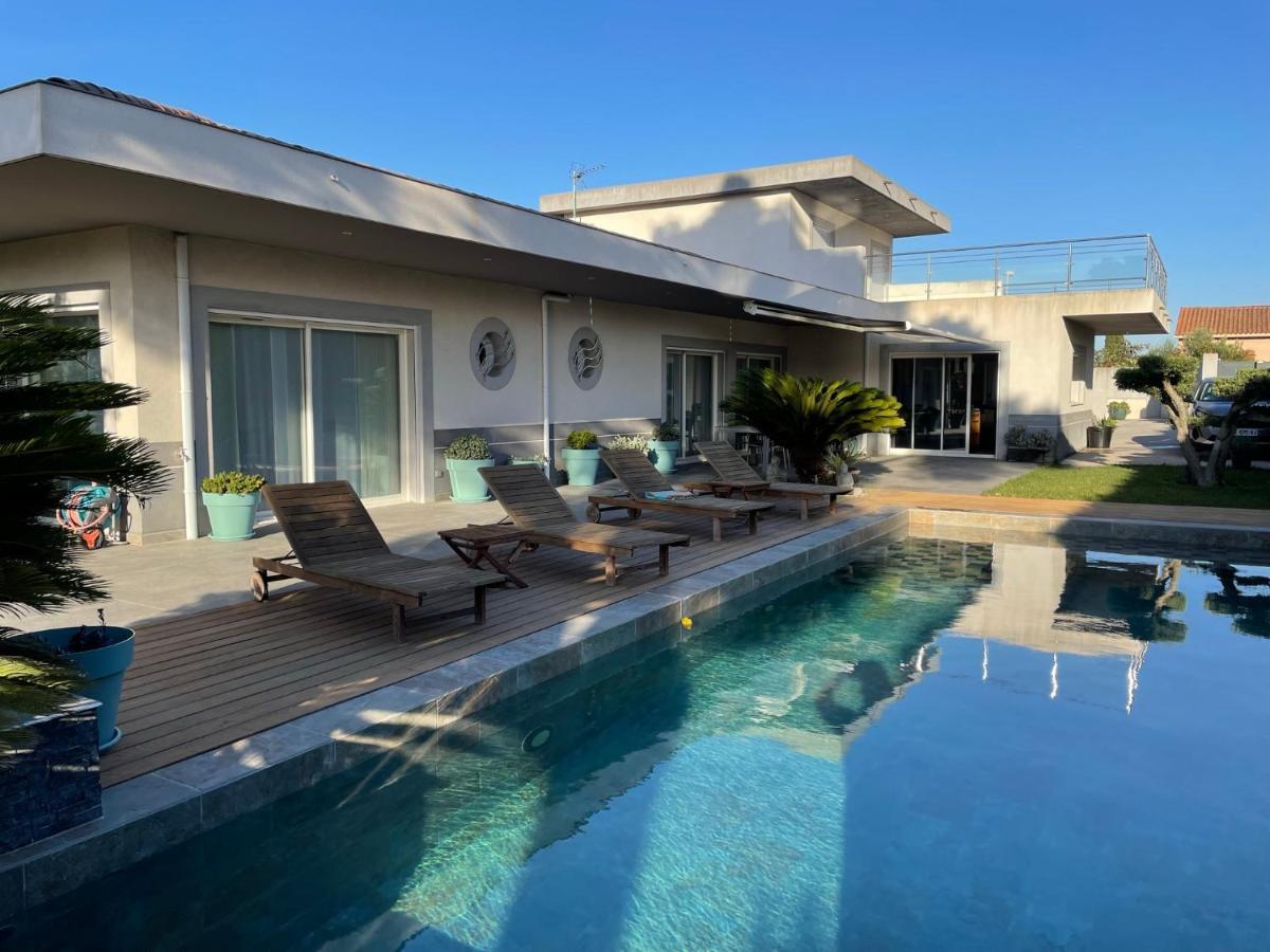 Chambre Luxe Dans Villa De Standing Avec Piscine, Acces Discret Et Independant, Terrasse Arboree Et Parking Prive Ла-Валетт-дю-Вар Екстер'єр фото